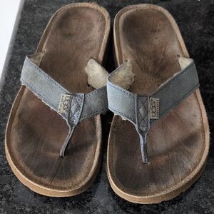 UGG Australia Blue Suede Sandals Size 7